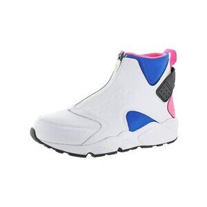Nike Air Huarache Run Mid Sneakers White Blue Pink Shoe Women Size 10